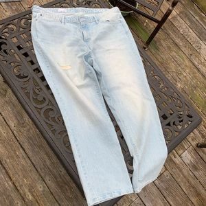 GAP 1969 Real Straight distressed jeans. NWOT.